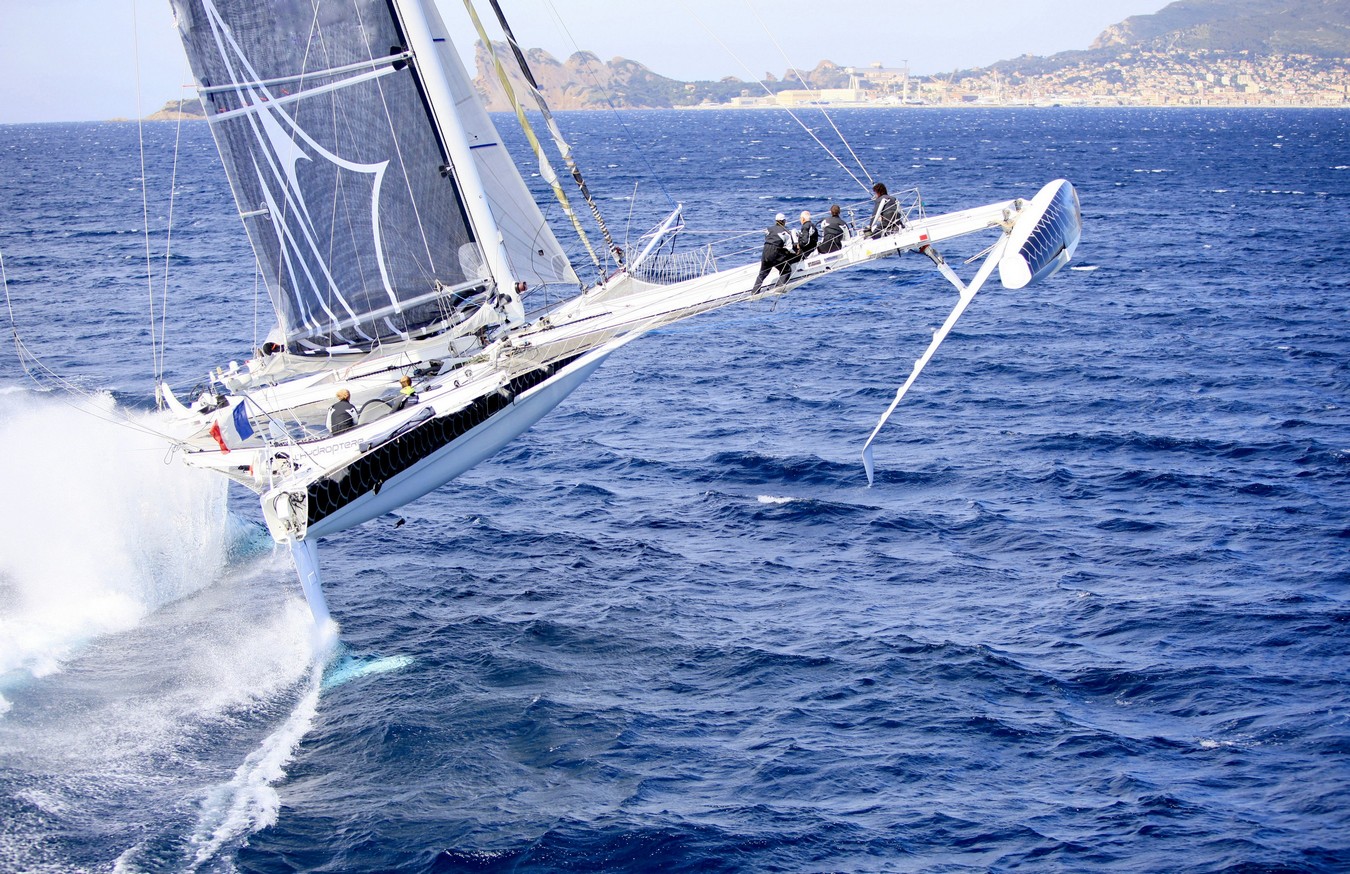 hydroptere sailboat