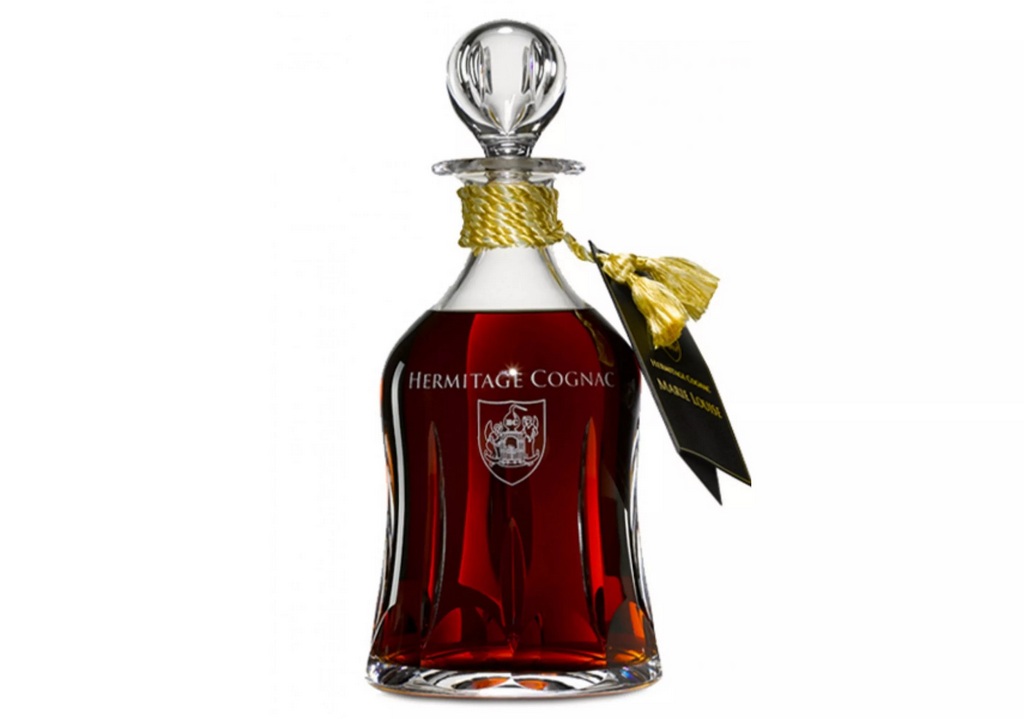 Hermitage 70 Year Old Marie Louise Crystal Decanter Cognac