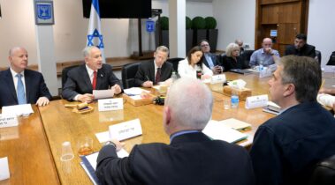 ישיבת קבינט בראשות בנימין נתניהו (2023). צילום: עמוס בן גרשום, לע"מ