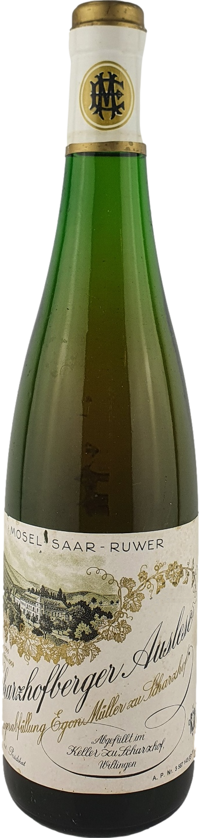 Egon Muller Scharzhofberger Riesling Trockenbeerenauslese 2017