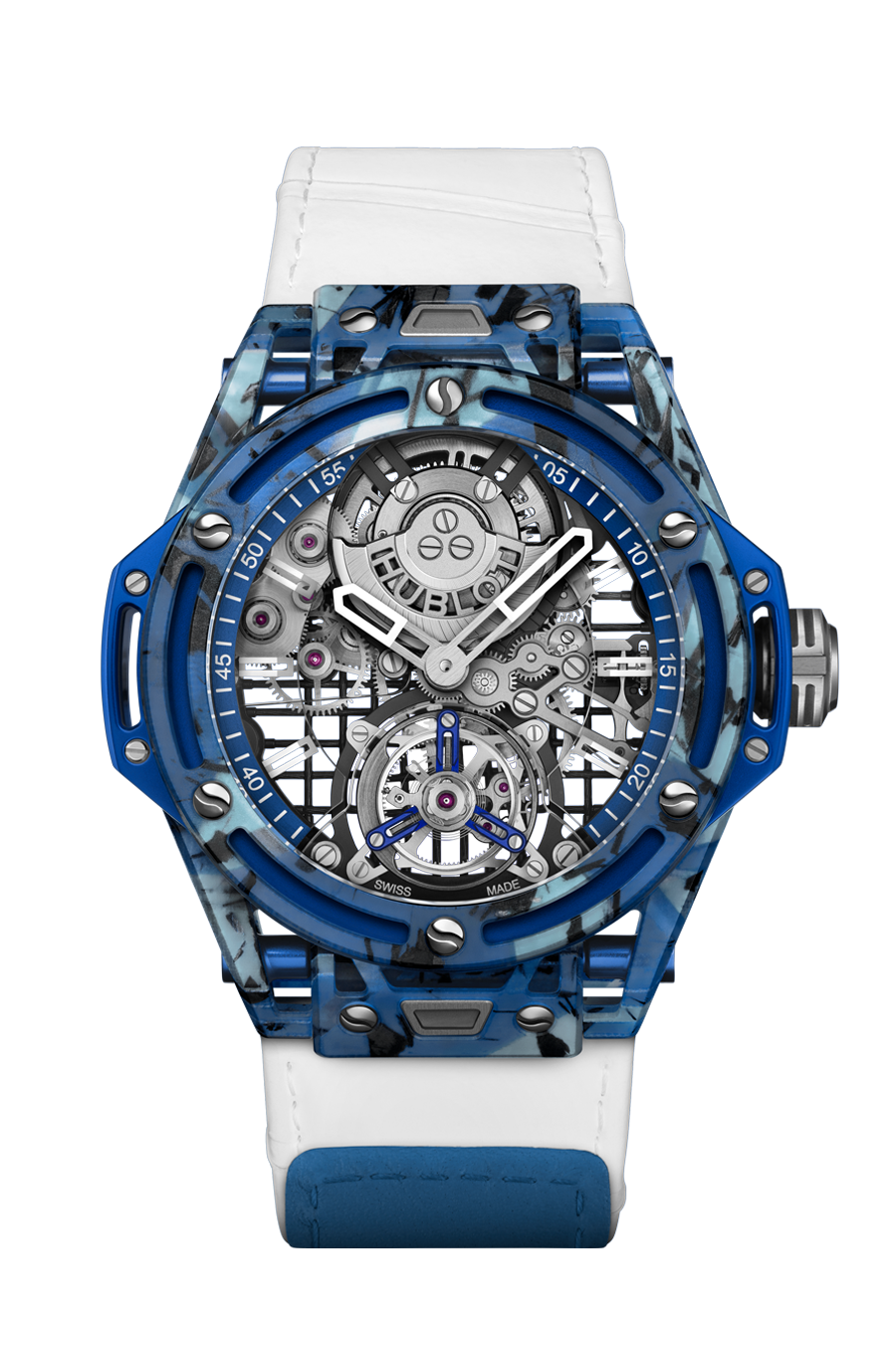 Hublot Big Bang Tourbillon Novak Djokovic GOAT Edition Blue