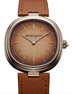 Gérald Genta Geneva Time Only Marrone